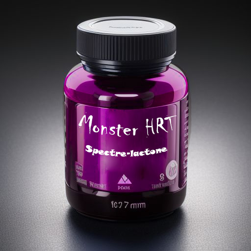 purple pill bottle labeled 'spectre-lactone'