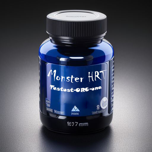 blue pill bottle labeled 'testost-orc-one'