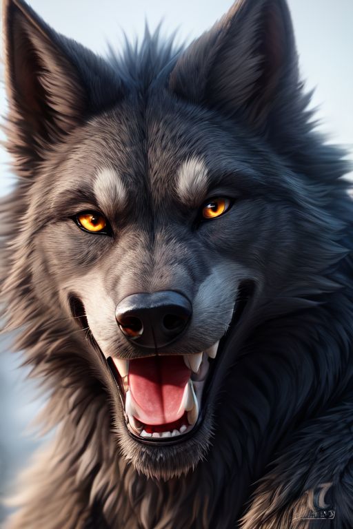 ai portrait of a werewolf